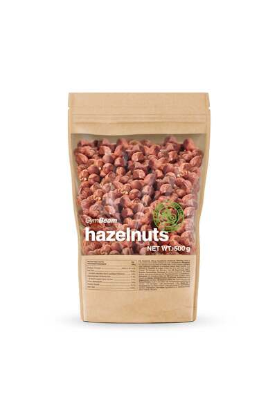 GymBeam Hazelnuts, 500 g, unflavored