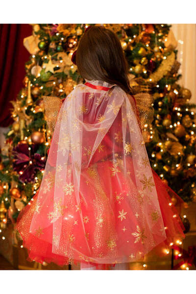 fustite cu luminite Christmas Snowflake White Cape - Universal