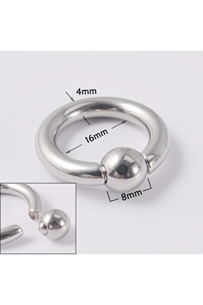 Choice22 Round Face Nose Rings & Studs 1PC Silver B 1-3PCS Big Large Gauge Ca...