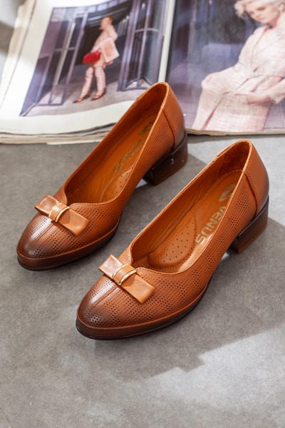 Adım Adım Venüs Γνήσιο Δερμάτινο Ορθοπεδικά Παπούτσια με Τακούνι Kslın