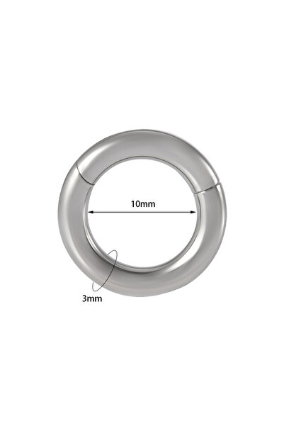 Choice22 أقراط دائرية كبيرة الحجم 3×10 مم، قطعة واحدة أو قطعتين، مصنوعة من ال...