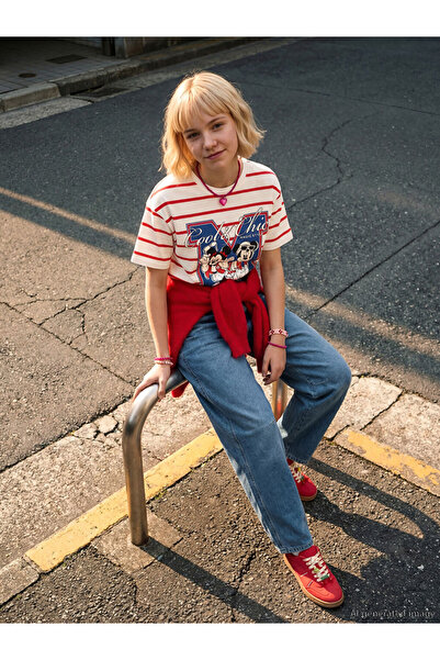 LC Waikiki Minnie Mouse Printed Girl's T-Shirt