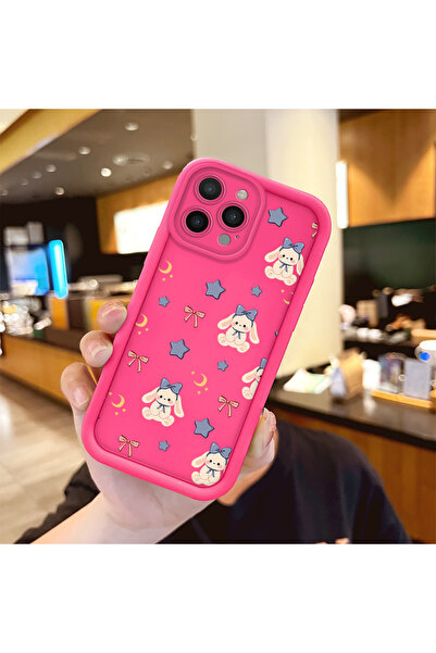 Hontinga iPhone 15 Pro Max Compatible Silicone Shockproof Rose Red Phone Case...