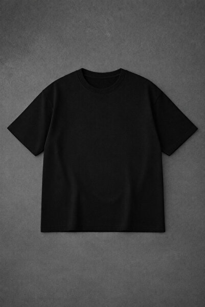 VODEXA Tricou oversize unisex, fără imprimeu, 100% bumbac, croială confortabilă