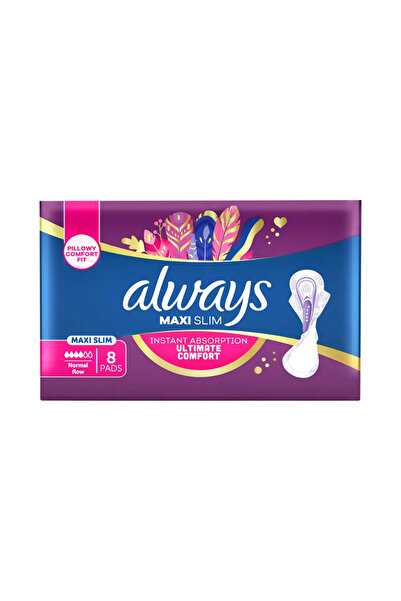 Always Maxi Slim Sanitary Pads Instant Absorption And Ultimate Control For No...