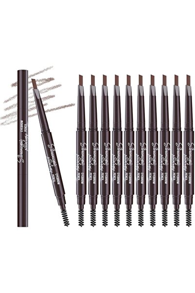 Arabest 10Pcs Eyebrow Pencil Set,Retractable Eyebrow Pencil with Brow Brush, ...