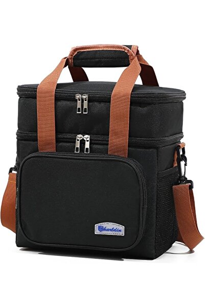 Arabest حقيبة غداء قابلة للتوسيع، معزولة ومقاومة للتسرب وقابلة للتجميد، مع حز...