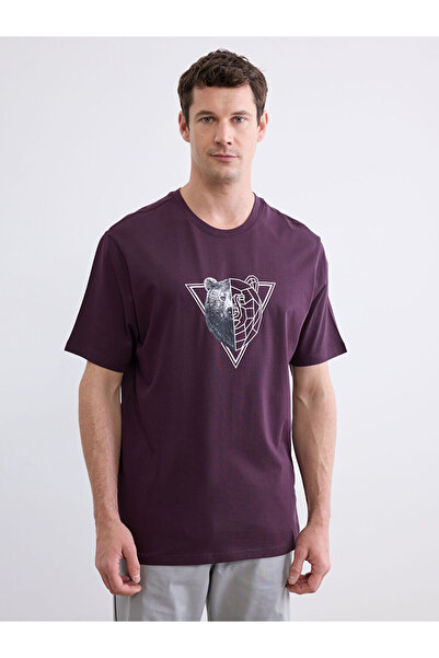 LC Waikiki Tricou pentru bărbați cu imprimeu Sparkly Choices Zero Roba Collar...