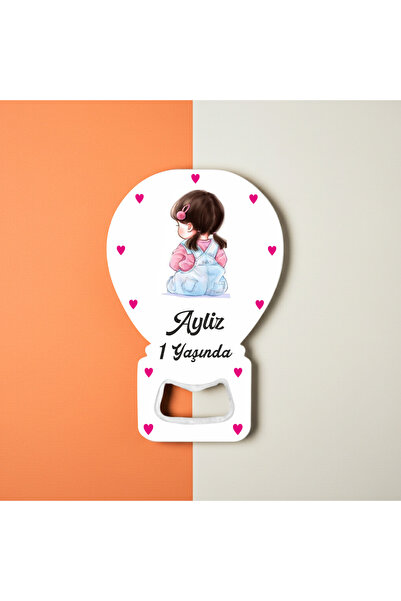 reklamalani.com 10 Adet Magnet Açacak Magnet Kız Bebek , Doğum Günü, Bebek Ço...