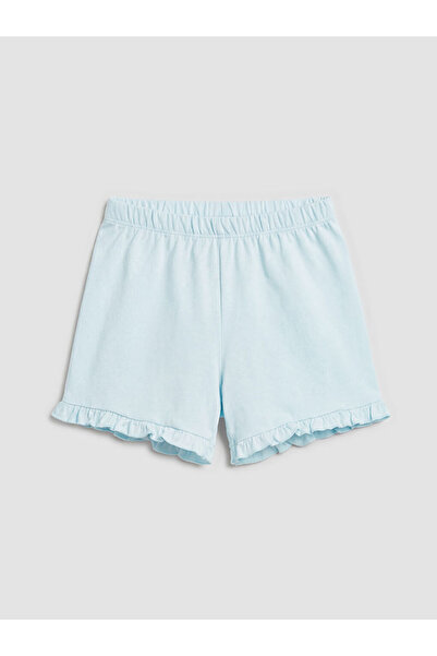LC Waikiki Ruffle Girl's Shorts with Waist Cord by Uzg Store for Style Enthus...