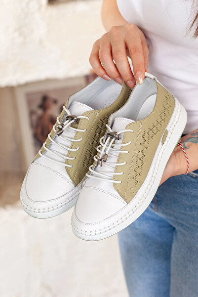 Adım Adım Women's Genuine Leather Extra Light Orthopedic Shoes