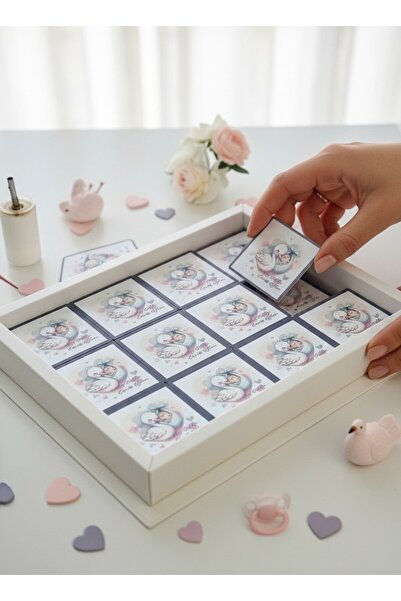 Armada 100 قطعة من ملصقات شوكولاتة مادلين المكتوبة عليها ترحيبًا لك أيها الاب...