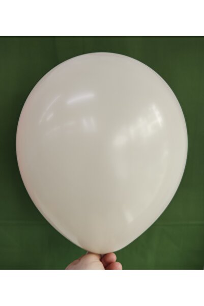 İrem Parti Dükkanı Retro Balloon White Sand (Sea Sand) 10 Pieces 12 Inches 30 cm