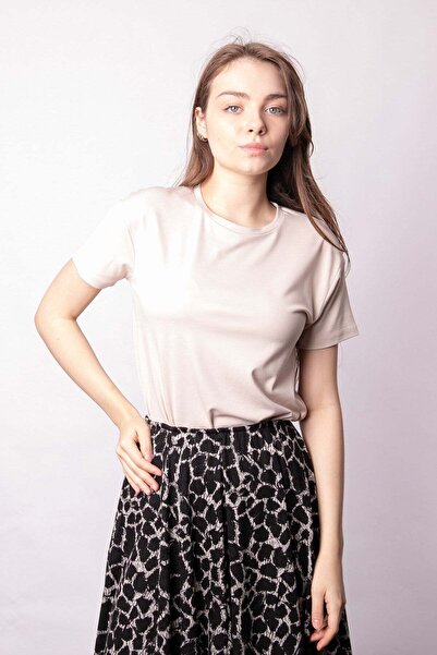 Jument Women's Crew Neck Wrinkle-Free Span Blend Stylish Short Sleeve Lycra T...