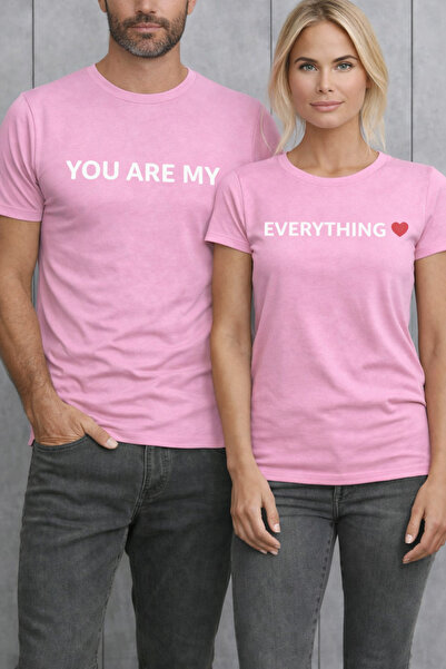 VODEXA Tricou oversize unisex Imprimat cu textul „I AM EVERYTHING”, 100% bumb...