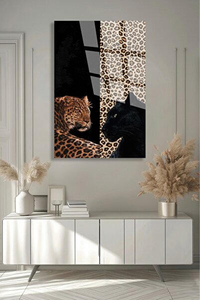 TAULART TABLIE DE STICLA INSTRĂMUITĂ – DESIGN ARTISTIC MODERN CU TEMA ANIMALE...