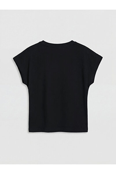 LC Waikiki Front-Tie Girls' T-Shirt