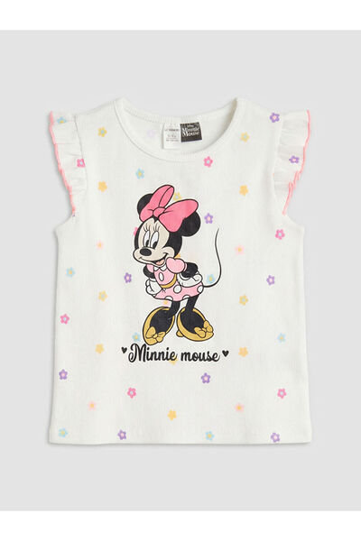 LC Waikiki Shining Store'dan Işıltılı Seçimler Minnie Mouse Baskılı Kız Çocuk...