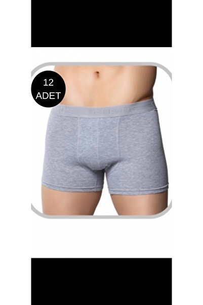 GÜMÜŞ Men's Lycra Boxer 4018 Pack of 12