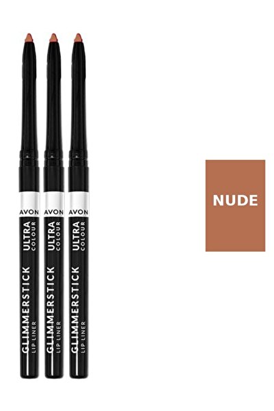 AVON Set of 3x Glimmerstick Lip Liner, Nude