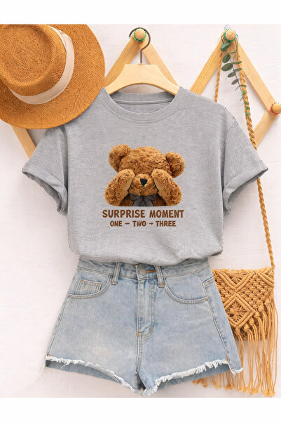 SİBELİZE تي شيرت SUPRISE MOMENT كبير الحجم للجنسين