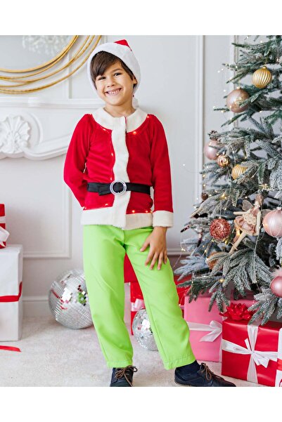 fustite cu luminite Grinch Light-Up Costume, 3 Pieces - 2-3 years (92-98 cm)