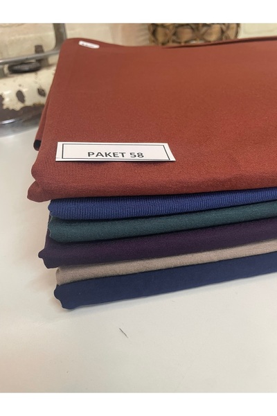 EGE DESIGN Viscon Lyc Combed Cotton 6 Color Packages Total 9.50 /11.00 Meters