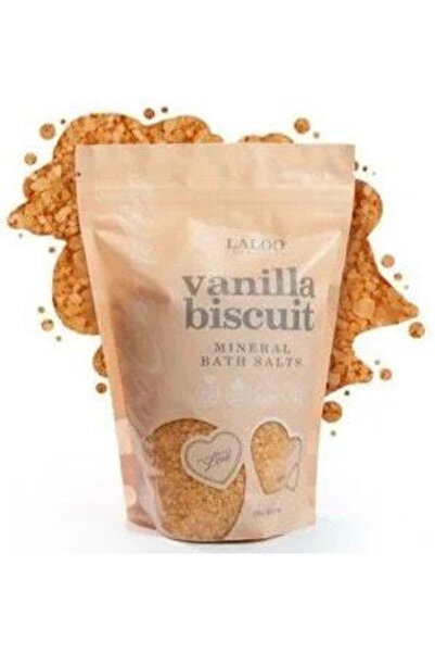 Laloo Cosmetics Pedicure salt Vanilla Biscuits 1kg Laloo