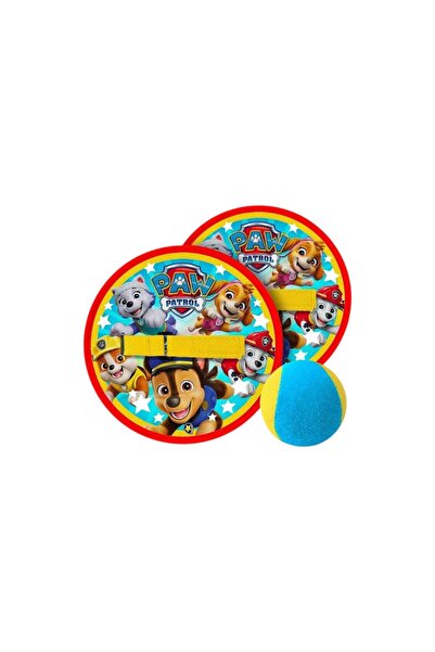 PAW PATROL Set Joc Catch Ball, 2 palete, 1 minge, prindere Velcro, multicolor