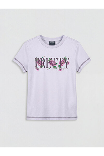 LC Waikiki Lc Waikiki Crew Neck Printed Girls' T-Shirt