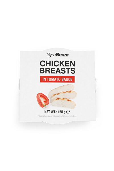 GymBeam Piept de pui în sos de roșii, 155 g