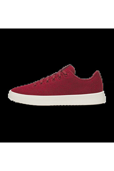 Allbirds حذاء نسائي من الصوف - لون بورجوندي (نعل أبيض طبيعي)
