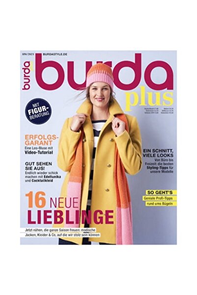 Burda Style Revista Burda Plus toamna/iarna 2021 editata in limba germana