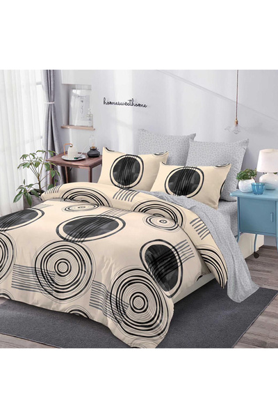 OEM Bed linen for double bed 2 people, CVA from Finet, 6 pieces, DREAM-3120