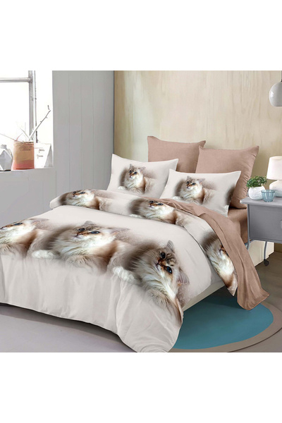 OEM Bed linen for double bed 2 people, CVA from Finet, 6 pieces, DREAM-3172