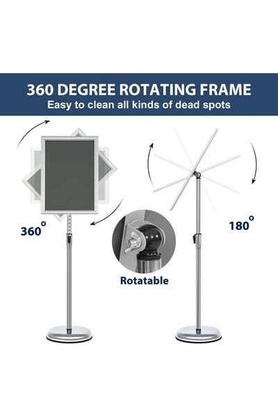 I Best FZE حامل ملصقات من الألومنيوم، منصة عرض قابلة للتعديل، لوحة عرض، حوامل...