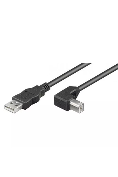 goobay USB printer cable 90 degrees 5m copper