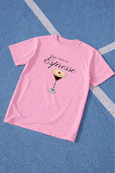 LORVEX Γυναικείο βαμβακερό μπλουζάκι με στάμπα Espresso - T-shirt