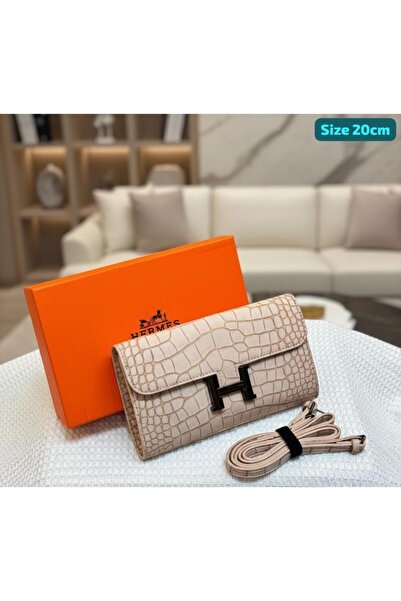 hermes boutıque محفظة كونستانس من جلد التمساح