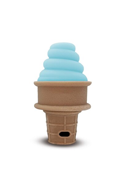 SweeTooth Ice Cream Cone Shaped Baby Teether - Magical Mint