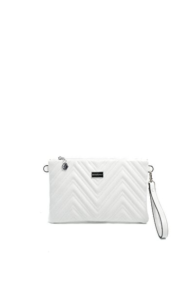 Silver Polo Silver & Polo Sp1250 Women's Portfolio & Clutch Crash White-White