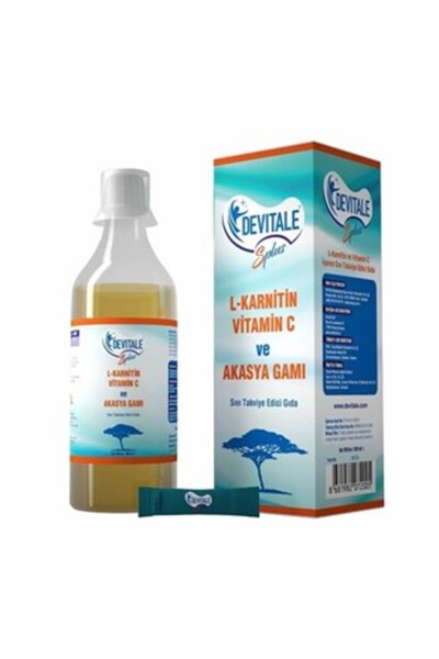 DEVİTALE Splus L-Karnitin & Vitamin C İçeren Sıvı Takviye Edici Gıda 500 ml