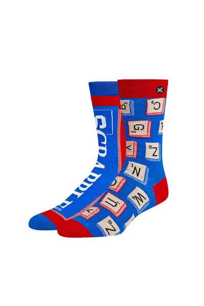 odd sox X SCRABBLE ΔΙΑΧΩΡΙΣΤΙΚΕΣ ΚΑΛΤΣΕΣ ΣΤΡΑΠΤΟΥΜΕΝΟΥ ΤΥΠΟΥ CREW