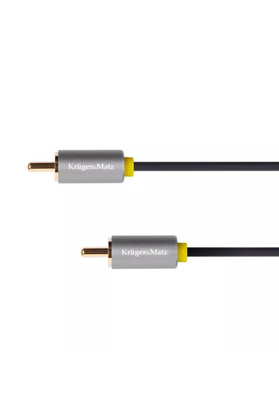 OEM CABLU 1x RCA - 1x RCA 1.8m BASIC Kruger&Matz