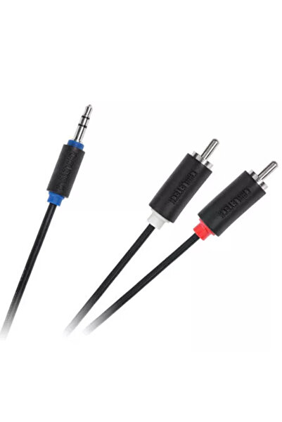 OEM Καλώδιο Jack 3.5 χιλ. σε 2x RCA 1.8μ Cabletech