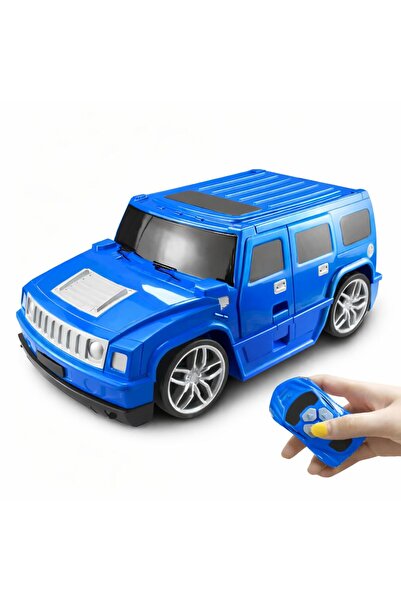 NO BRAND Troler copii 2 in 1 tip masina cu telecomanda, valiza cabina, roti s...