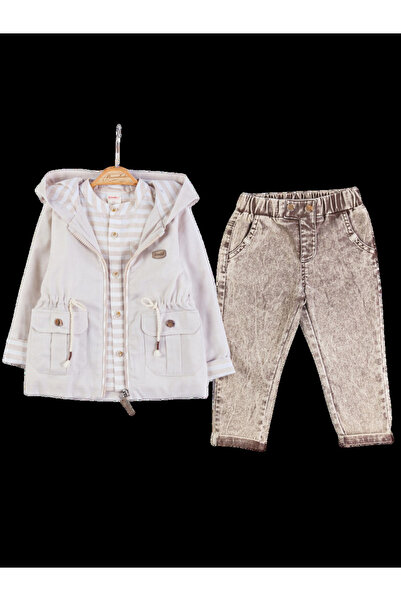 The-kid.co MY BOY IN BEIGE SET - BEIGE