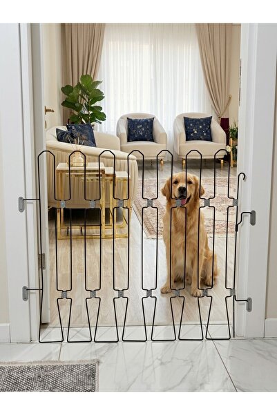 DİLETTO AYARLANABİLİR AÇILIR KAPANIR KAPI ÖNÜ KÖPEK BARİYERİ KÖPEK GÜVENLİK ÇİTİ