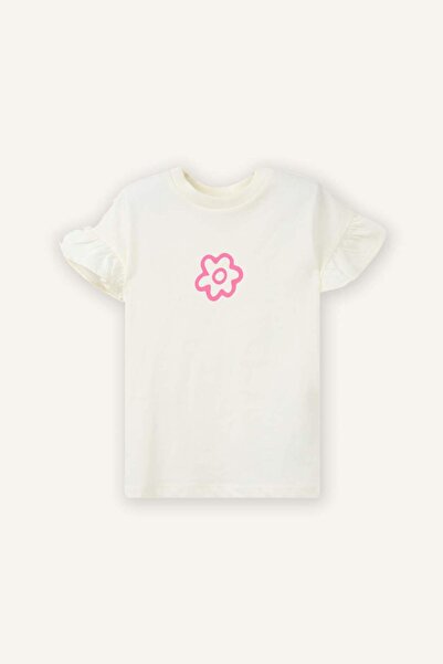 DeFacto Floral T-Shirt Baby Girl Z9212A226Sm