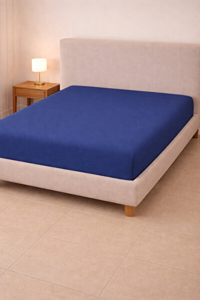 LUNGA VİTA Outlet Tight Weave Combed Cotton Elastic Fitted Sheet